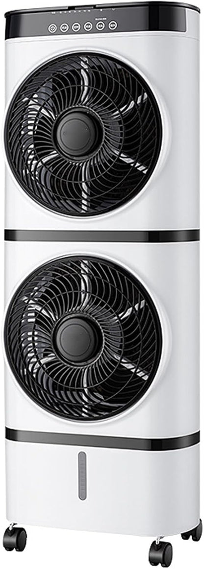  Climatiseur évaporatif Swamp Cooler, Ventilateur Vertical Extérieur Double Couche, 3 Vitesses De Ventilation, Filtre Anti-poussière, Pour Pièce
