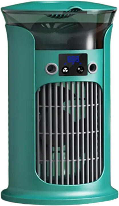  Climatiseur Portable Mobile 3-en-1 Avec Refroidisseur Évaporatif, Brumiseur, Réservoir De 880ml, Silencieux 20dB Pour Chambre Bureau, USB-C (Jaune)