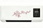  2000W 2-in-1 Portable Wall Mounted Air Conditioner, Mini Wall Mounted Air Conditioner, Fast Cooling And Heating, 8 Hours Timer For Home And Office,Red Flower