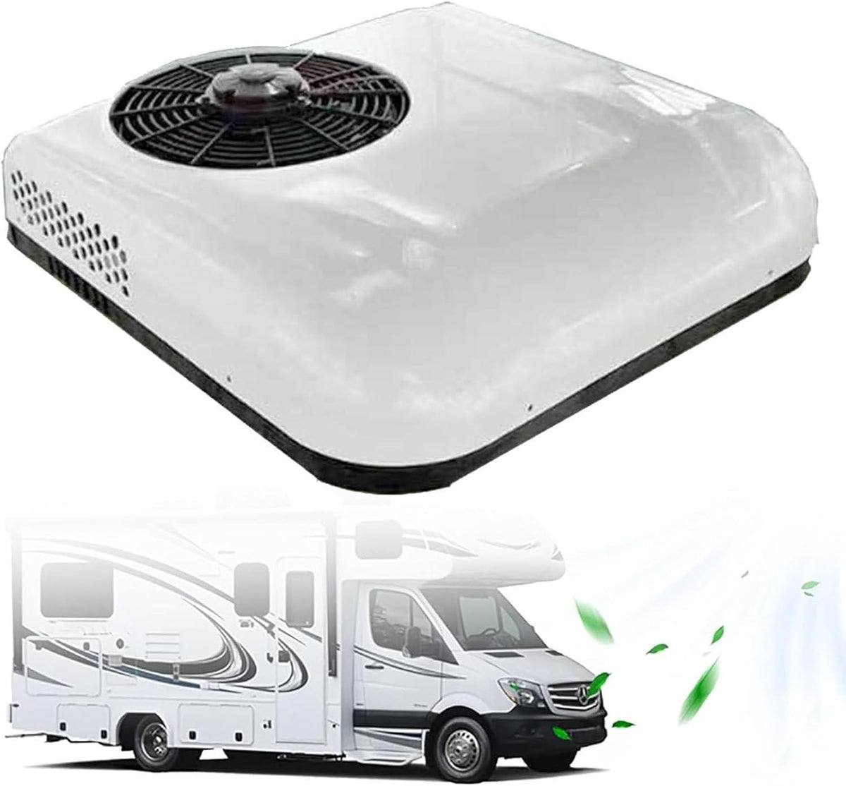 GENERIC Climatiseur De Toit Pour Camping-car, 12 V/24 V Pour Camionnette, Camion, Remorque, Caravane, Tracteur – Refroidissement Puissant