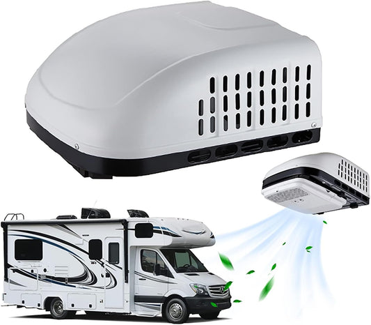  Climatiseur De Toit Cc Pour Camping-Car, Climatiseur Cc, Climatiseur Haute Efficacité Pour Camping-Car, Refroidissement Uniquement, Faible Bruit, 15 000 Btu, Pour Voiture, Camping-Car, Camion, Camping