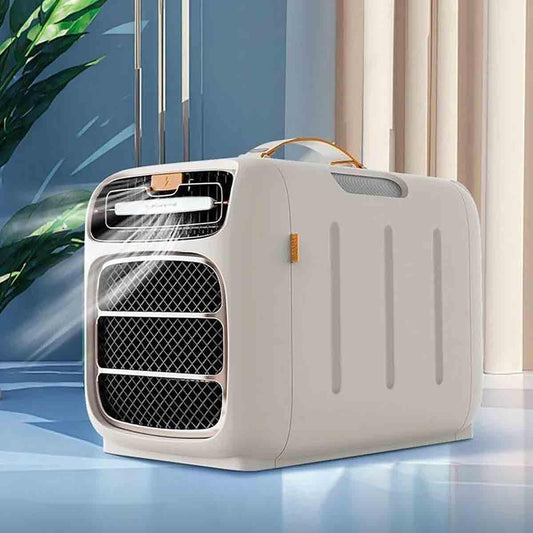  Climatiseur Mobile, Climatiseur De Camping Portable, Aucun Drainage Requis Et Télécommande, For Camping-car, Chambre, Bureau, Tentes Et Petites Pièces(Cooling)