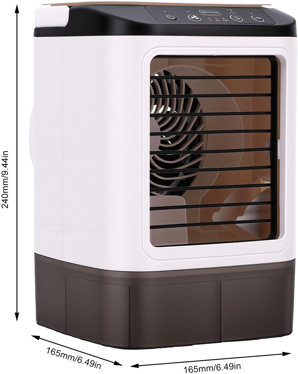  Climatiseur Portable, Mini Ventilateur D'humidification Avec 3 Vitesses Et 2 Modes De Brume Pour Bureau, Table De Nuit, Maison, Bureau, Voiture, Voyage En Plein Air