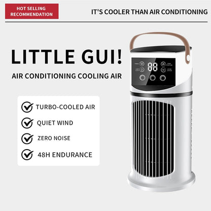 GENERIC Ventilateur De Climatiseur Portable – Ventilateur D'air Personnel De Refroidissement Par évaporation ABS | Ventilateur Humidificateur De Bureau USB | Compact à Utiliser Pour Chambre, Voiture, Chambre
