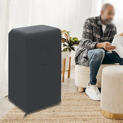  Housse De Protection Pour Climatiseur Mobile, Sac De Rangement élastique En Soie De Lait, Avec Poche Pour Télécommande, Noir, 40 X 46 X 75 Cm, Protecteur De Climatiseur D'intérieur