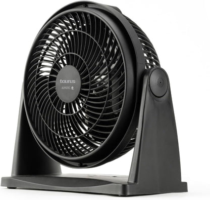  Taurus Sirocco 18 - Ventilateur De Sol 120W, 3 Vitesses, Silencieux, 3 Hélices Métalliques / 45 Cm De Diamètre, Inclinaison Réglable, Grille Amovible, Base Antidérapante