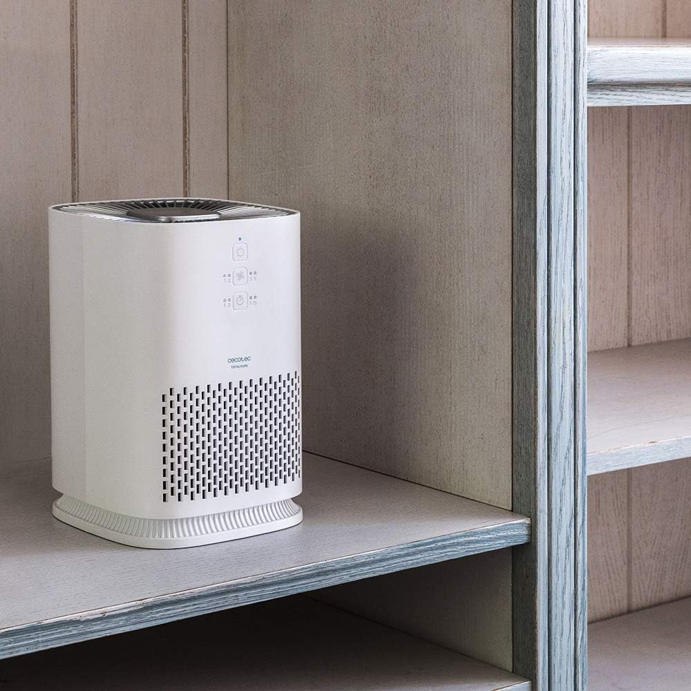  Cecotec Purificateur D'air TotalPure Connected 7500 Connected Purificateur D’air Avec 600 CADR, 200 M3 De Surface Couverte, écran LED Et Contrôle Via Wi-Fi. (1000 Handy)
