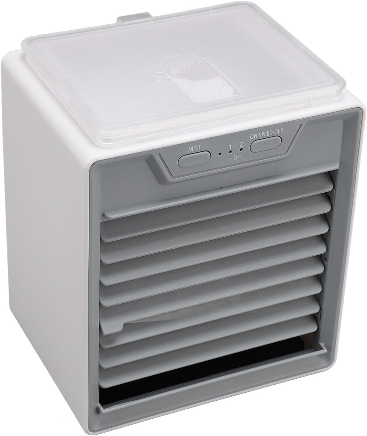  Jectse REFROIDISSEUR D'AIRS PAR ÉVAPORATION, Ventilarice De RefroidIlement Portable Avec Atomiseur à Ultrasons, Mode Brise, 2 Niveaux De Brume, 3 Visses De Ventilateur, Minuterie Et