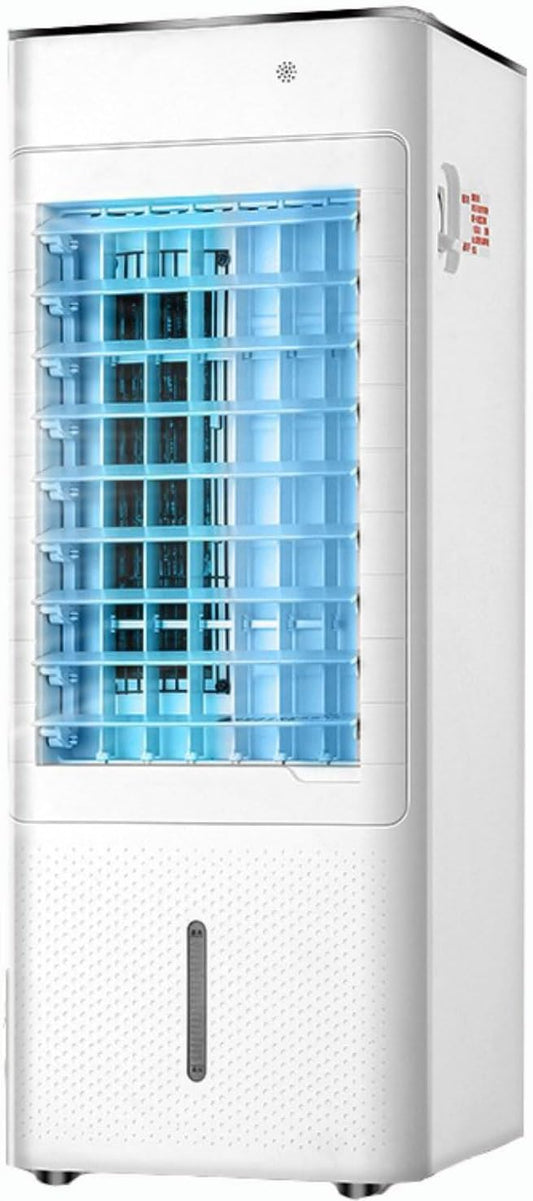GENERIC Refroidisseur D'air Portable, 3 En 1 AC évaporatif Avec Télécommande, 60W économiseur D'énergie, Oscillation à 90 °, Humidificateur Silencieux Pour Bureau à Coucher, 4 Roues Facile à Déplacer, Pas De