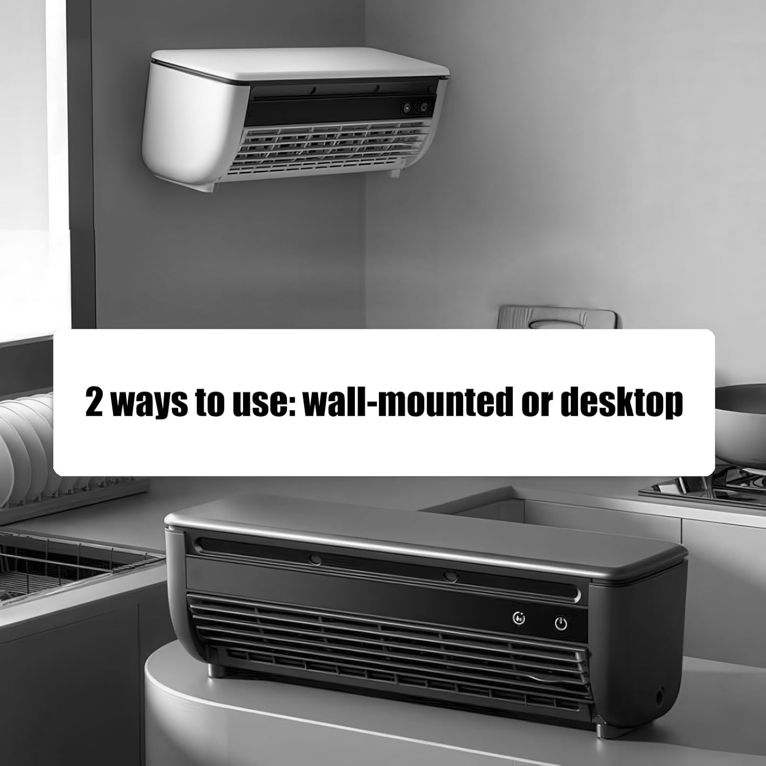  Ventilateur De Climatisation Par évaporation Portable, Télécommande Et Option De, Batterie 6000 MAh Pour Chambre à Coucher, Cuisine, étude, Ventilateur De Refroidissement à Batterie