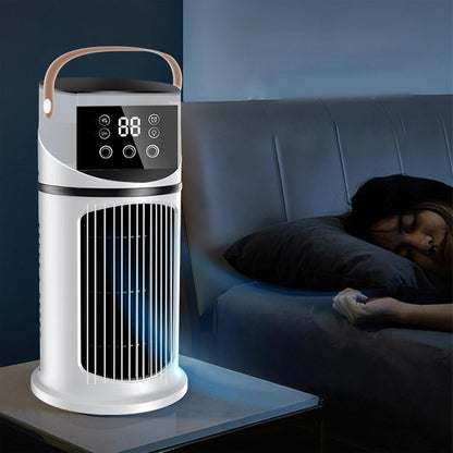  Climatiseur De Bureau - Rafraîchisseur D'Air Pour Pièces Avec Brumisation LED | Appareil 9 Vitesses Pour Chambre, Dortoir Et Espaces Étudiés