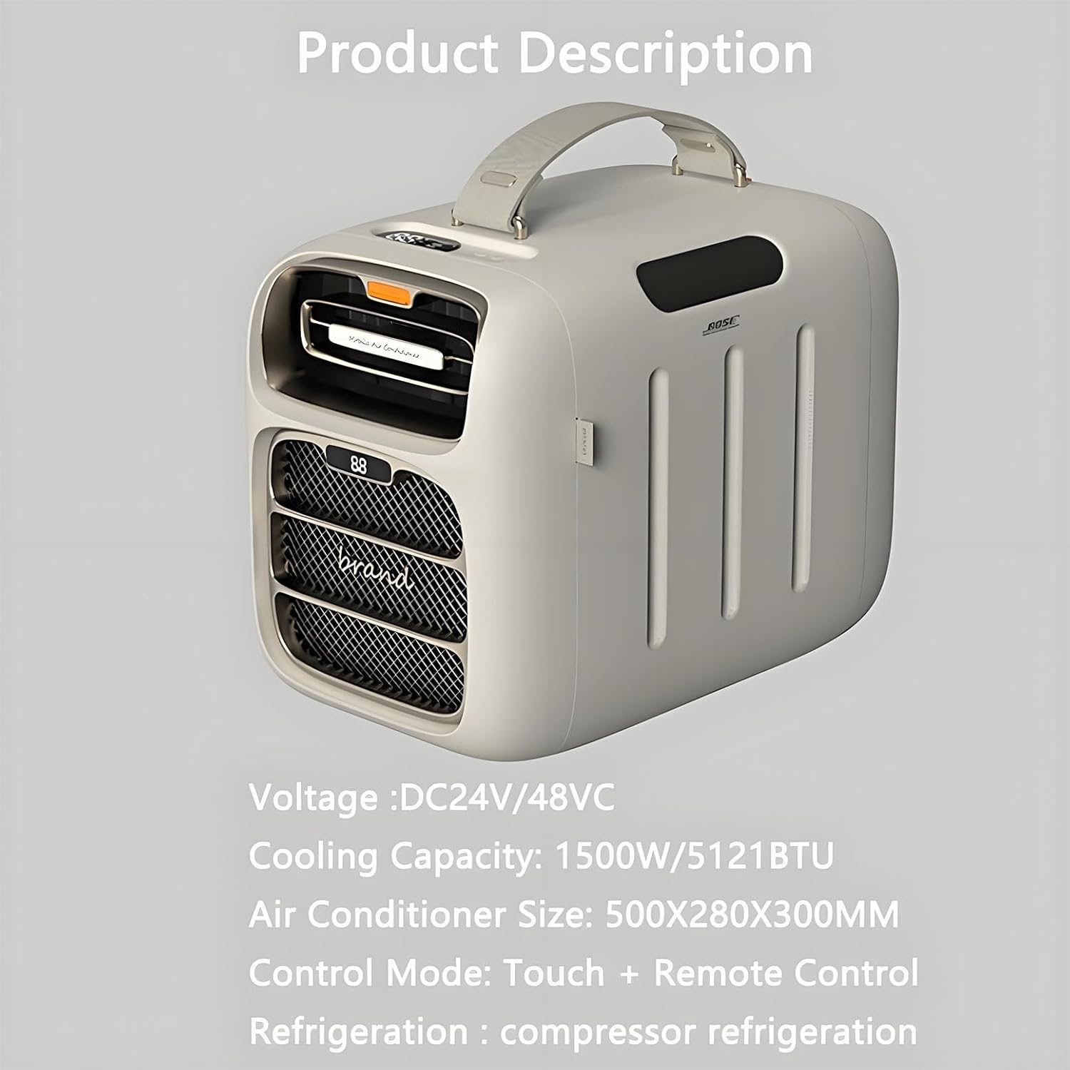  Climatiseurs Portables De Voyage, 5121 BTU Pour Tente De Pique-Nique, 220V Pour Caravane, Camping-Car, Glacière Extérieure Pour Camion, Camping-Car