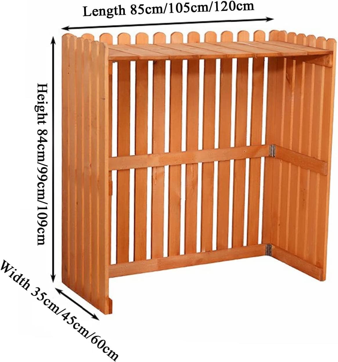 GENERIC Écran De Clôture Robuste Pour Climatiseur Extérieur Et Protection - Vert - Taille De L'insert - Couvertures De Climatisation Pour L'extérieur Pour Cacher La Housse De Protection Du Condensateur