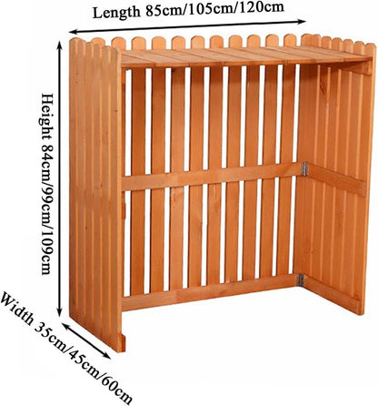 GENERIC Écran De Clôture Robuste Pour Climatiseur Extérieur Et Protection - Vert - Taille De L'insert - Couvertures De Climatisation Pour L'extérieur Pour Cacher La Housse De Protection Du Condensateur