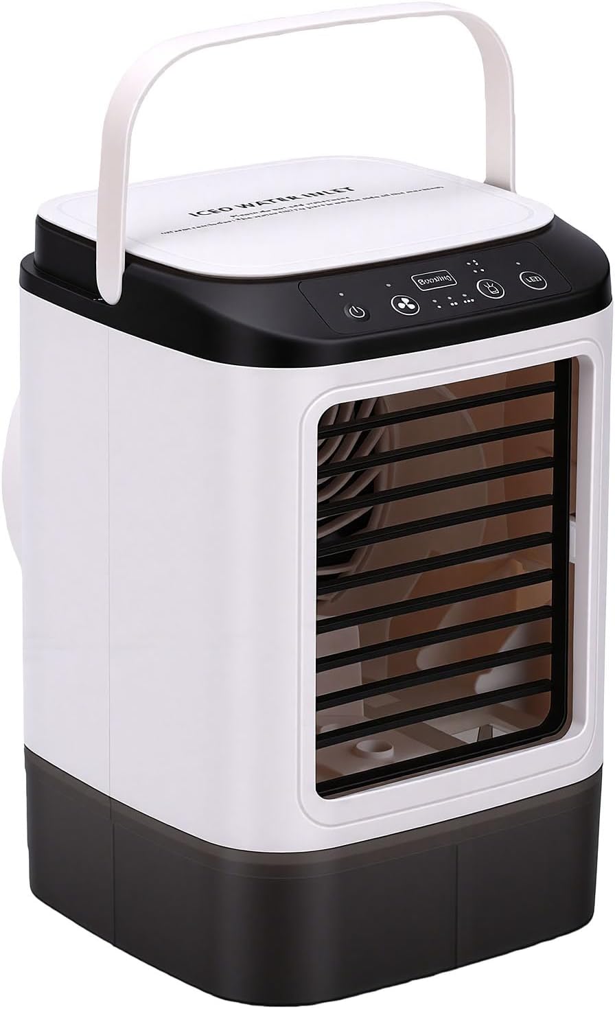  Climatiseur Portable, Mini Ventilateur D'humidification Avec 3 Vitesses Et 2 Modes De Brume Pour Bureau, Table De Nuit, Maison, Bureau, Voiture, Voyage En Plein Air