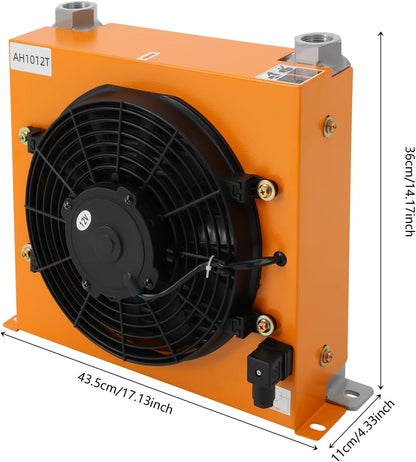  Refroidisseur D'air Hydraulique, Refroidisseur D'huile Hydraulique, 6000 Kcal/h, Débit 100 L/min, Refroidisseur D'huile Refroidi Par Air, Refroidissement à Air Pour Machines Agricoles, Machines De