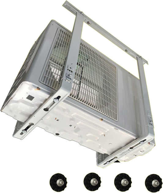  Support Universel Robuste Pour Climatiseur Extérieur – Design Compact Monté Sur Le Dessus Pour Systèmes CVC Et Compresseurs