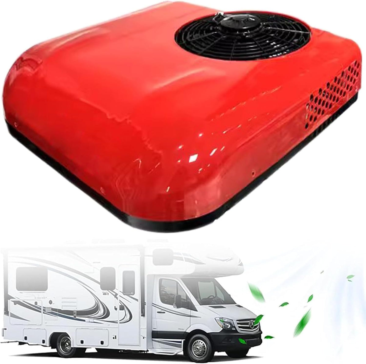 GENERIC Climatiseur De Toit Pour Camping-car, 12 V/24 V Pour Camionnette, Camion, Remorque, Caravane, Tracteur – Refroidissement Puissant