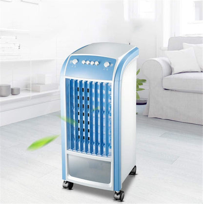  Climatiseur Portable Rafraîchisseur D'air Ventilateur 3 Vitesses Faible Consommation Réservoir D'eau De Compact Gaz Naturel (Mécanique)