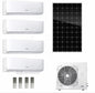 GENERIC Onduleur Solaire 27000BTU Multi 9K Zones Split Climatiseur Et Chauffage – 3 Zones