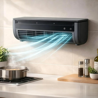  Ventilateur De Climatiseur Mural, Unité De Climatisation Murale, Chargement Sans Fil Pour Cuisine, Chambre à Coucher, Ventilateur De Refroidissement Sans Perçage, Refroidissement Instantané Pour