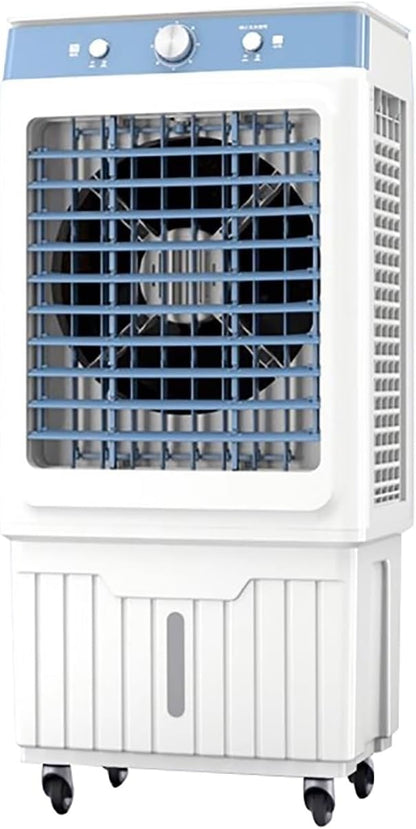  Refroidisseur D’air Évaporatif Portable Pour Chambre, Refroidissement Swamp Avec Réservoir D’Eau 20–40L, 3 Vitesses, Oscillation 120°, Pour Maison Et Bureau