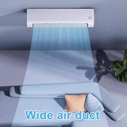  Ventilateur De Refroidissement Compact Avec Télécommande, 3 Vitesses, Conduit D'air Long Pour Chambre à Coucher, Bureau.Conception Sans Lame Silencieuse, Oscillation De 60 Degrés, Bureau Portable Ou S