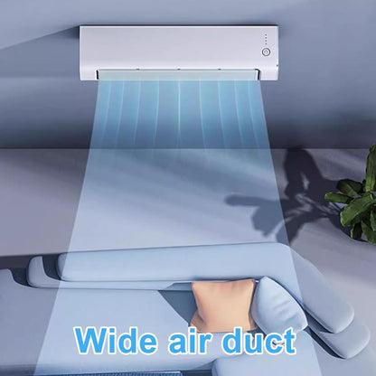  Ventilateur De Climatisation Mural Portable Sans Fenêtre Nécessaire, Mini Refroidissement à 3 Vitesses Avec Télécommande, Ventilateur De Bureau Sans Lame Silencieux Pour Bureau à Chambre à Coucher, Re