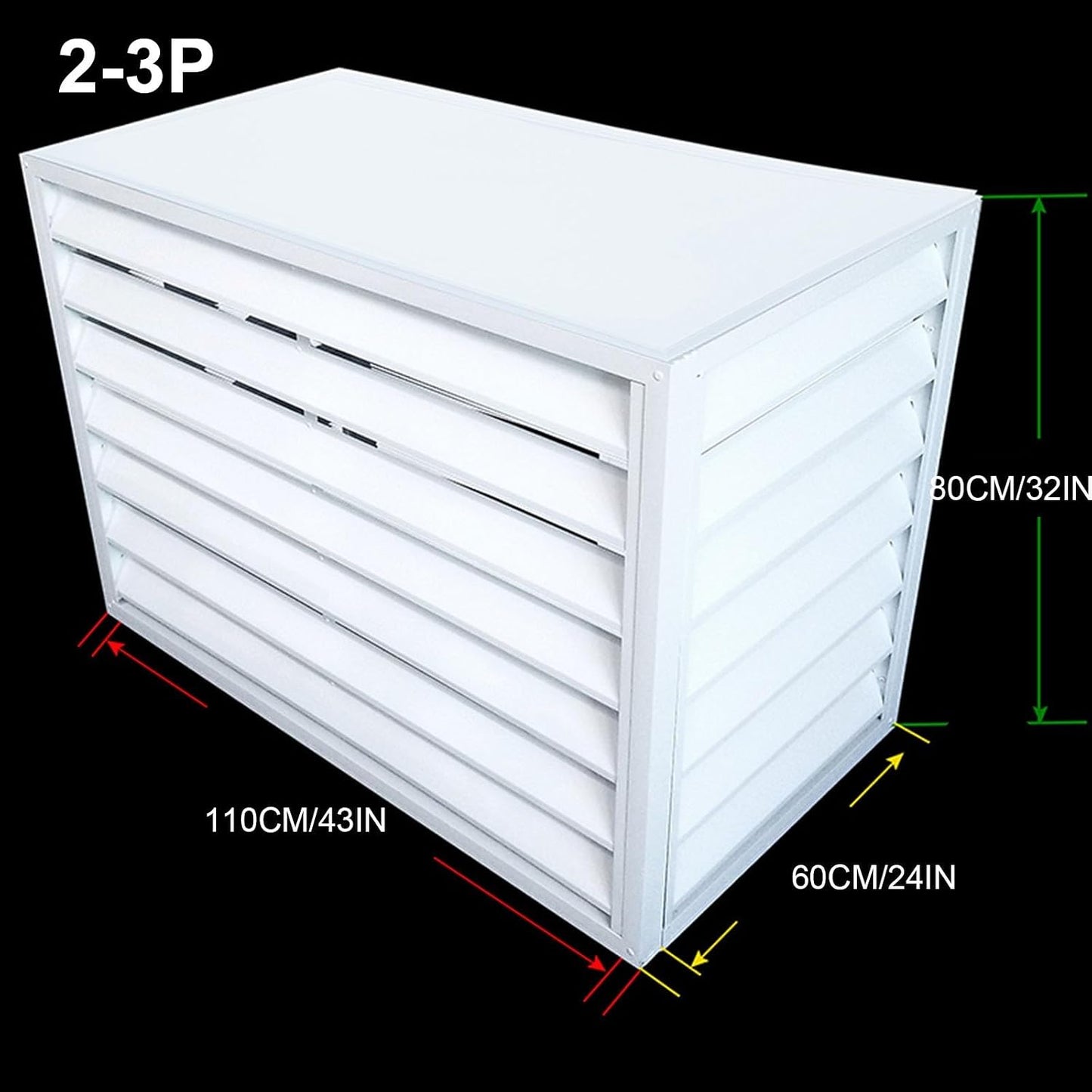 Housse En Aluminium Pour Climatiseur – Protection Hivernale Extérieure Pour Pompes à Chaleur Et Unités De Climatisation – Protection Résistante Aux Intempéries – Utilisation En Intérieur/extérieur