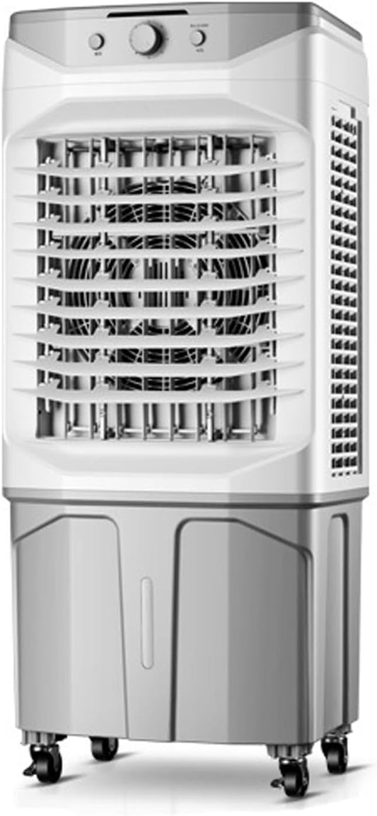  Climatiseur Portable, Réservoir D'eau De 35 L, Feuille Pivotante Grand Angle, Avec Roue Universelle Pour Garage Et Usage Commercial