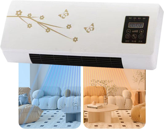  Climatiseur Portable Mural 2-en-1 2000 W | Refroidissement/chauffage Naturel Rapide | Ultra Silencieux For Les Chambres(B)