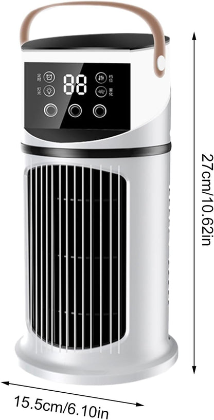 GENERIC Ventilateur AC Portable | Souffleur D'air Par évaporation | Unité AC évaporative Ventilateur Personnel Pour Bureau, Voiture, Chambre à Coucher, Bureau, Camping, Tente, Dortoir