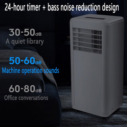  Climatiseur Portable, Unité Intelligente AC Silencieuse Avec Le Mode De Sommeil Cool Dehumidify, Télécommande, Minuterie 24H, Oscillant 120 °, Ventilateur De Refroidissement Pour Chambre à Coucher