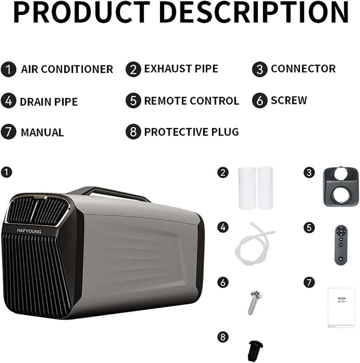  Climatiseur Portable, Déshumidificateur De Climatiseurs à Refroidissement Rapide, Sans Unité Extérieure, Mini Climatiseur Compact, Chambre à Coucher, Cuisine, Maison De Location, Dortoir