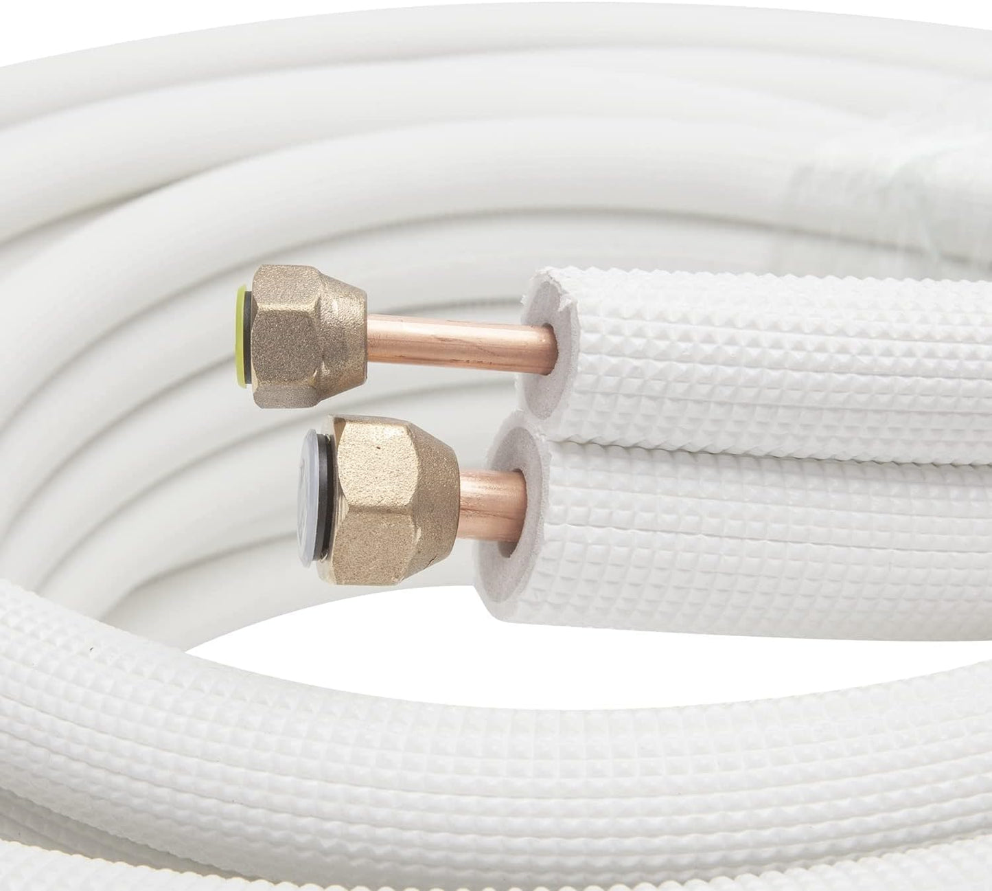  Tuyau De Cuivre Tube En Cuivre Pour Climatiseur 1/4 & 3/8 Pièce De Climatisation Split 20M Avec Un Bobine Isolante HVAC