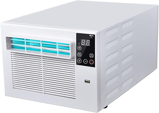  Unité Compacte De Climatisation Portable, Refroidissement Rapide Et Déshumidificateur Pour Chambre à Coucher, Dortoir, Location.1876 BTU A/C Silencieux Avec Télécommande, Aucune Installation Nécessair