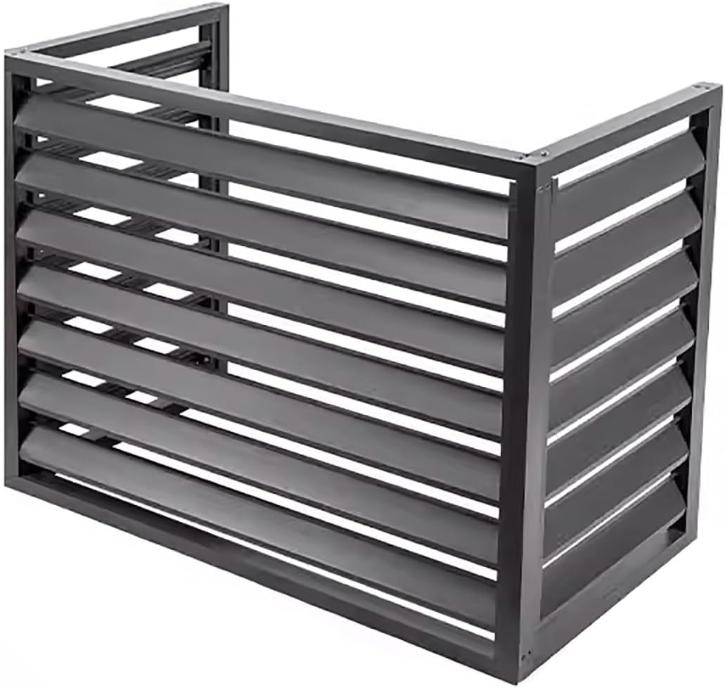  Couverture Etanche Climatiseur，Housse De Protection Extérieure En Alliage D'aluminium Pour Climatiseur, Poubelle, Équipement De Piscine(Brown,100 * 50 * 70cm)