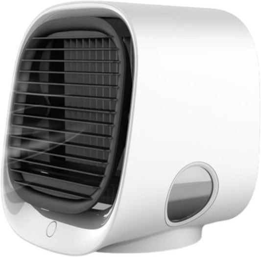 GENERIC Climatiseur Portable Avec 3 Réglages De Vitesse, Réservoir D'eau Et Veilleuse LED, Ventilateur De Refroidissement Par évaporation Personnel Pour La Maison Ou Le Bureau