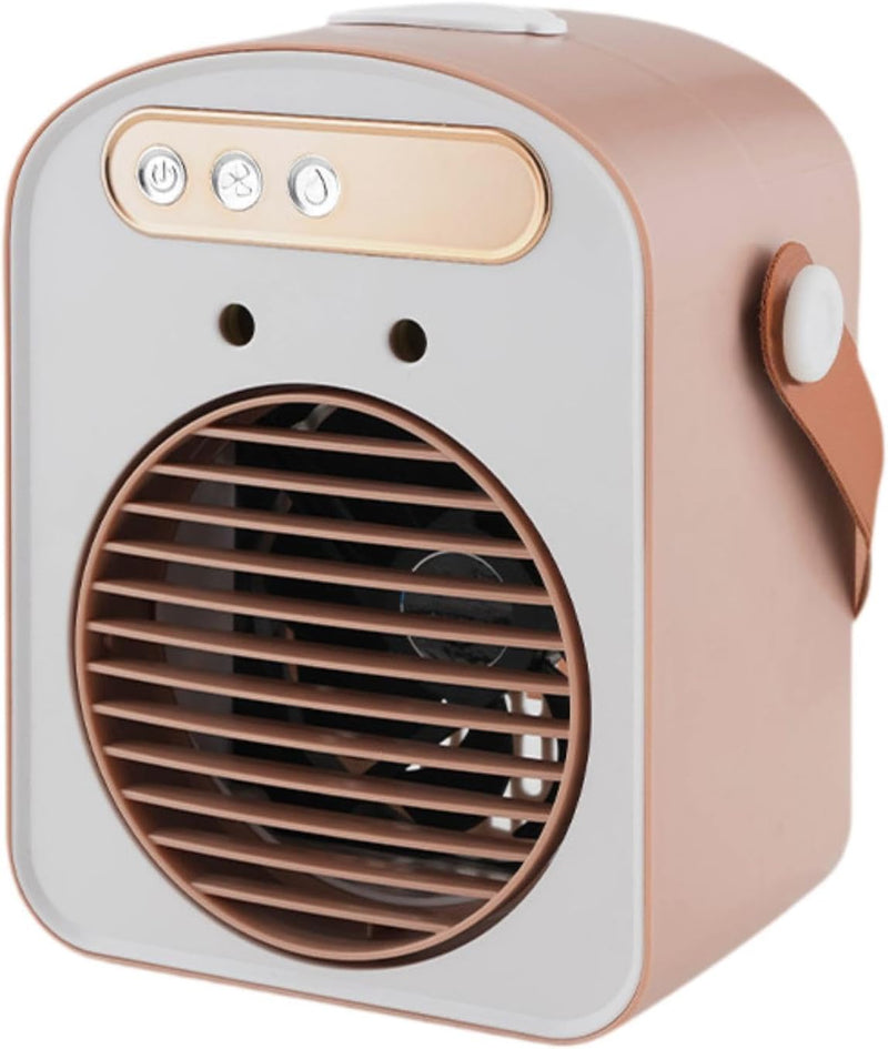  F Fityle Climatiseur Portable 2 En 1, Ventilateur De Bureau Avec Humidificateur, 3 Vitesses Réglables, Technologie Faible Bruit Pour Chambre Et Dorm