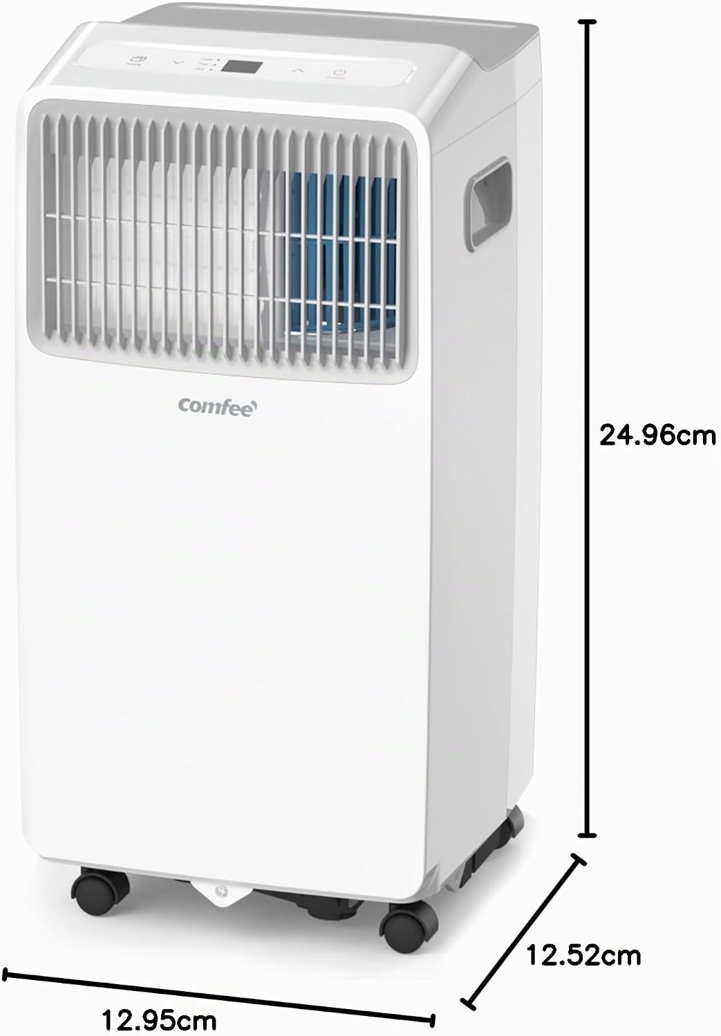  Comfee Climatiseur Mobile 7000 BTU/H 2kW, Climatisation 3-EN-1, Fonction Follow Me, Minuterie, Télécommande, Pour Salon Et Chambre De 25㎡/68m³, MPPHA-07CRN7, EER A, R290