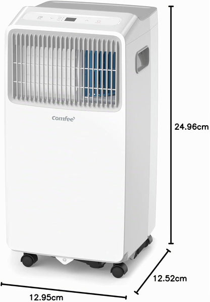 Comfee Climatiseur Mobile 7000 BTU/H 2kW, Climatisation 3-EN-1, Fonction Follow Me, Minuterie, Télécommande, Pour Salon Et Chambre De 25㎡/68m³, MPPHA-07CRN7, EER A, R290