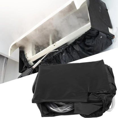  Housse De Protection Pour Le Nettoyage Des Unités Intérieures Des Climatiseurs, Hotte De Lavage Pour Climatiseur Mural étanche Et Poussière Avec Tuyau D'eau, Kit Nettoyage Climatisation Split