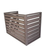 GENERIC Élégante Housse En Aluminium Résistant Aux Intempéries Pour Climatiseur – Protection Marron Pour Pompe à Chaleur Pour Unités Extérieures, Utilisation En Intérieur/extérieur, Solution Parfaite Pour