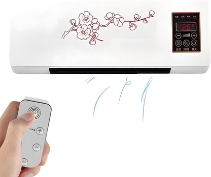  Ventilateur De Climatiseur Portable Mural Avec Télécommande - Unité à Fente Ultra-puissante, Mini Système De Refroidissement Mobile Pour La Maison Et Le Bureau