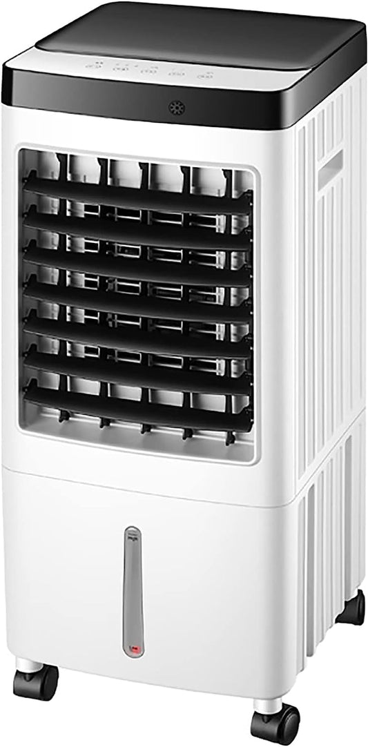 GENERIC Climatiseur Portable Sans Tuyau 10L Réservoir D'eau 3-en-1 Refroidisseur De Pièce Avec 60 Degrés Swing Vitesses Réglables Fonctionnement Silencieux Pour La Chambre à Coucher Bureau Énergie Conception