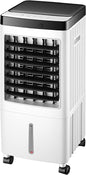 GENERIC Climatiseur Portable Sans Tuyau 10L Réservoir D'eau 3-en-1 Refroidisseur De Pièce Avec 60 Degrés Swing Vitesses Réglables Fonctionnement Silencieux Pour La Chambre à Coucher Bureau Énergie Conception