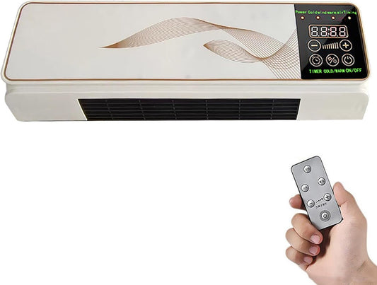  Ventilateur De Climatiseur Portable Mural Avec Télécommande - Unité à Fente Ultra-puissante, Mini Système De Refroidissement Mobile Pour La Maison Et Le Bureau