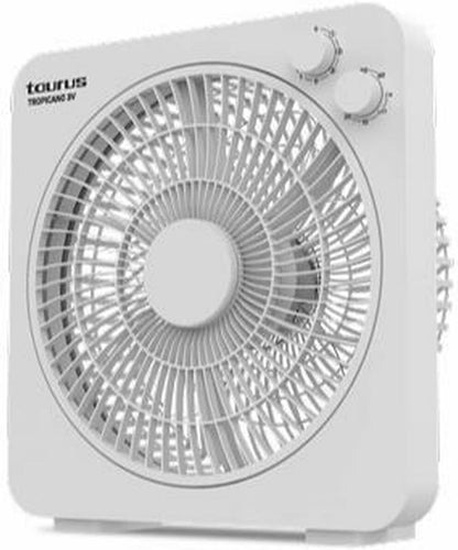  Taurus Sirocco 18 - Ventilateur De Sol 120W, 3 Vitesses, Silencieux, 3 Hélices Métalliques / 45 Cm De Diamètre, Inclinaison Réglable, Grille Amovible, Base Antidérapante