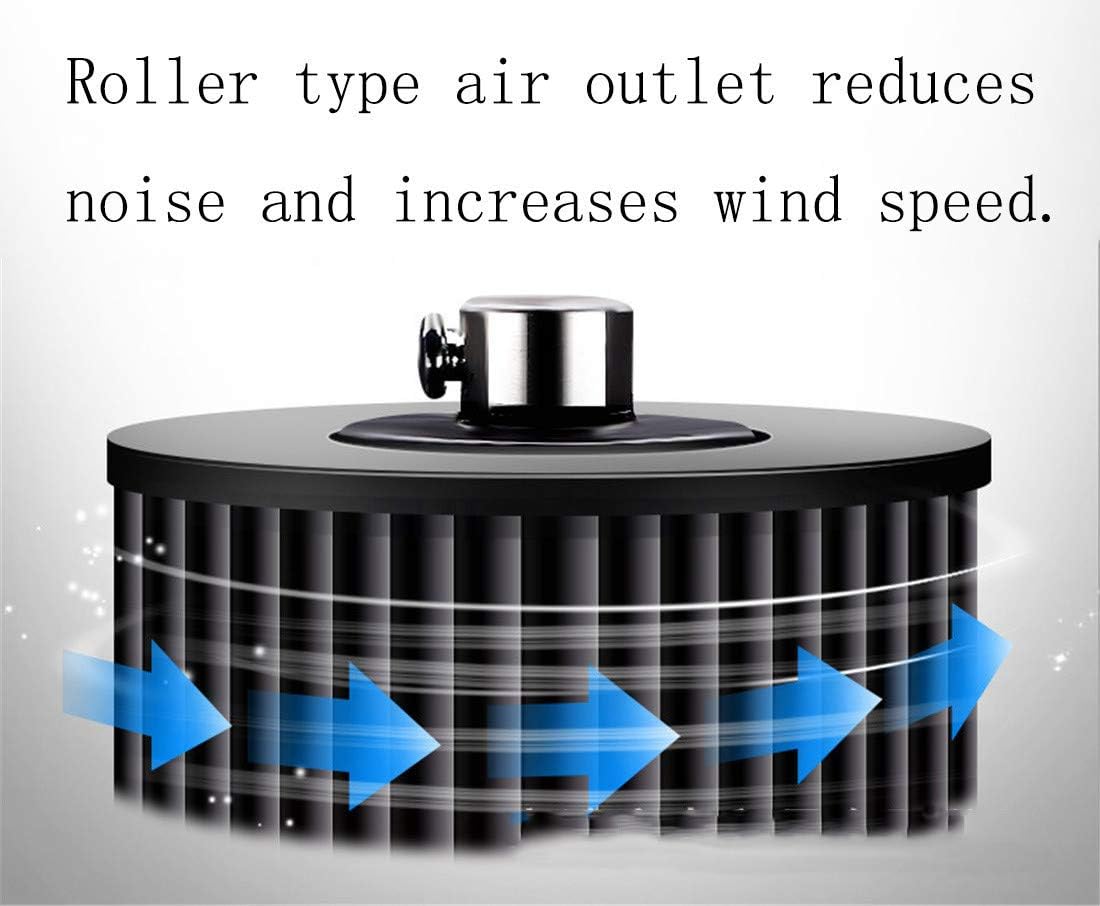  Portable Climatiseur évaporatif Mobile Air Ventilateur Oscillation Silencieux 3 En 1 Réglable Humidificateur Refroidisseur Avec Télécommande 3 Vitesses (White)