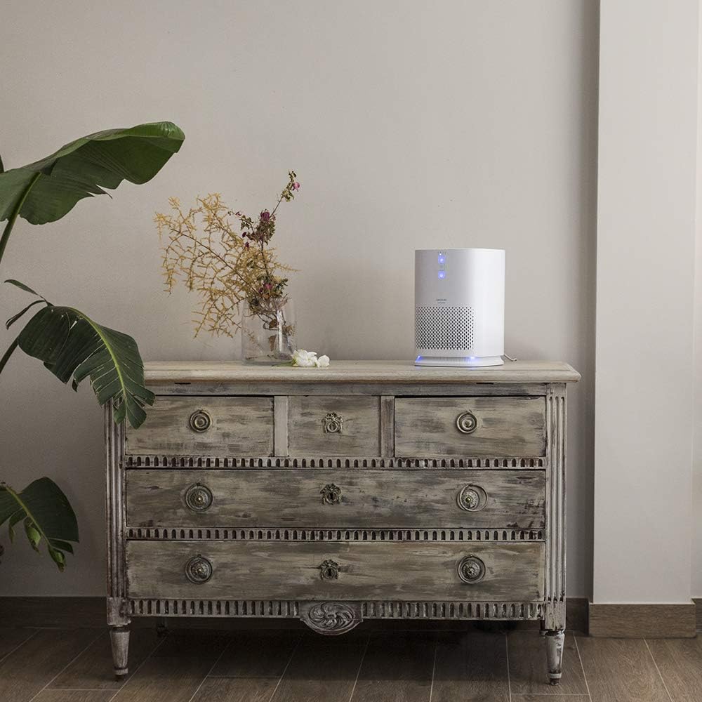  Cecotec Purificateur D'air TotalPure Connected 7500 Connected Purificateur D’air Avec 600 CADR, 200 M3 De Surface Couverte, écran LED Et Contrôle Via Wi-Fi. (1500 Connected)